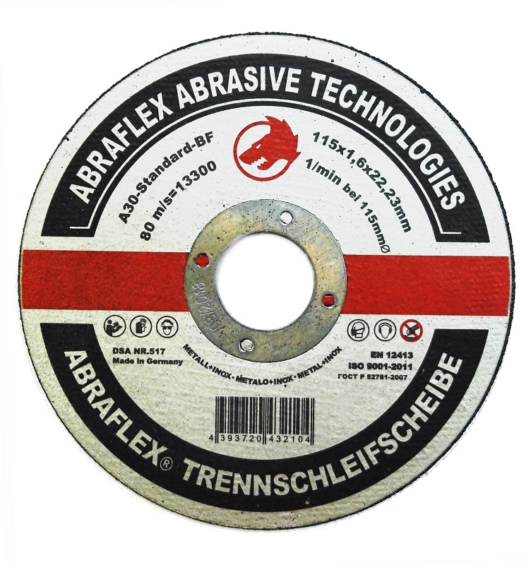 Круг отрезной A30R Standard BF 115X1.6X22,23 Abraflex