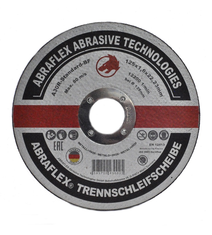 Круг отрезной A30R Standard BF 125X1,6X22,23 Abraflex