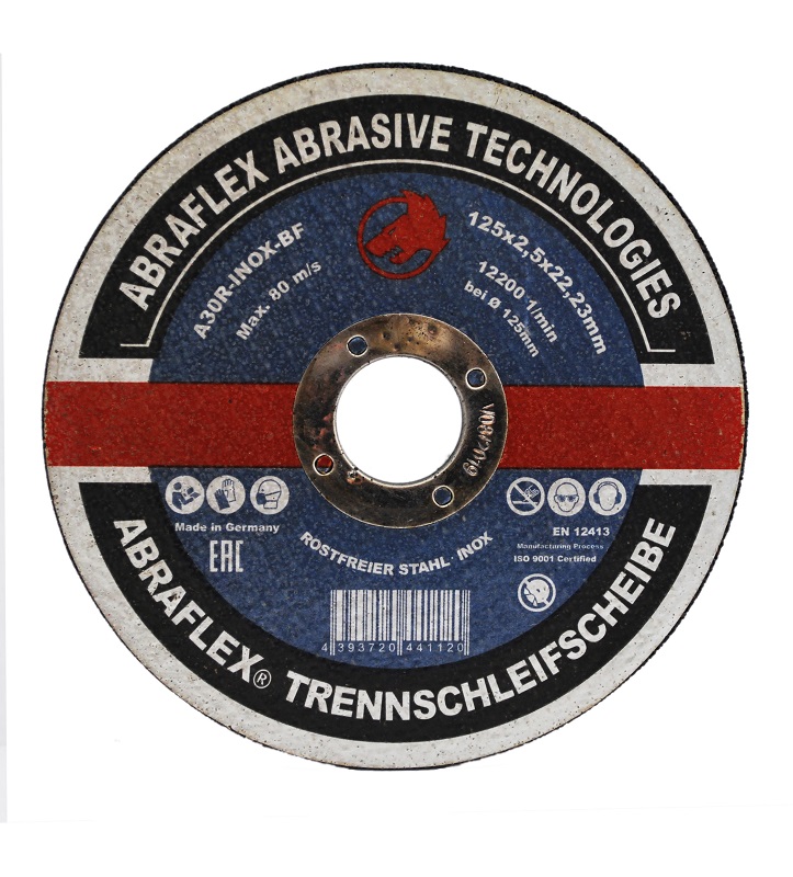 Круг отрезной A30R INOX BF 125X2,5X22,23 Abraflex