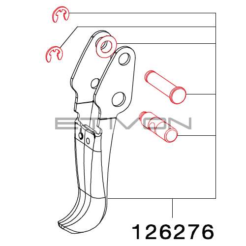 Курок подачи материала в сборе Sata