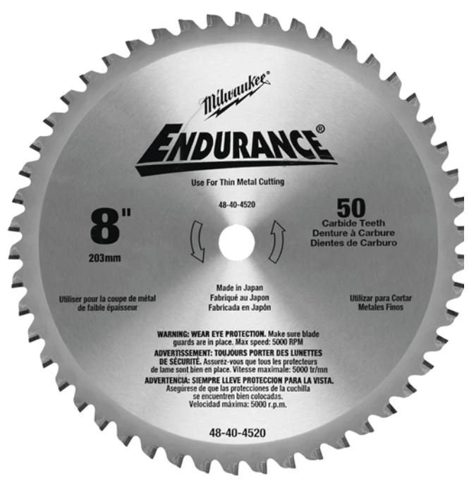 Пильный диск по металлу 203х16 мм Z50 Milwaukee