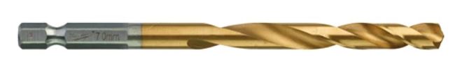 Сверло по металлу RedHEX HSS-G TiN 7 мм