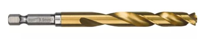 Сверло по металлу RedHEX HSS-G TiN 9.5 мм