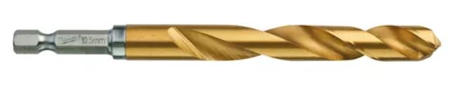 Сверло по металлу RedHEX HSS-G TiN 10.5 мм
