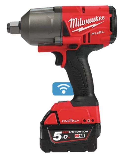 Акк. гайковерт M18 ONEFHIWF34-502X FUEL ONE-KEY (Li-Ion5Ач)
