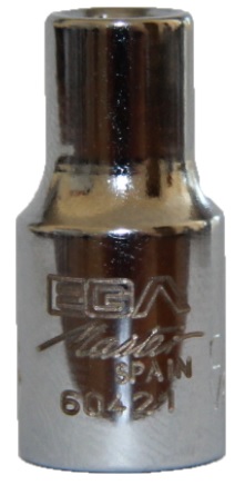 Головка шестигранная 3/16", 1/4" Ega Master