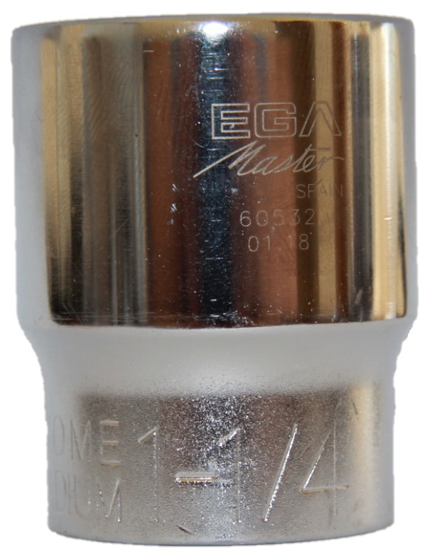 Головка двенадцатигранная 1-1/4", 3/4" Ega Master