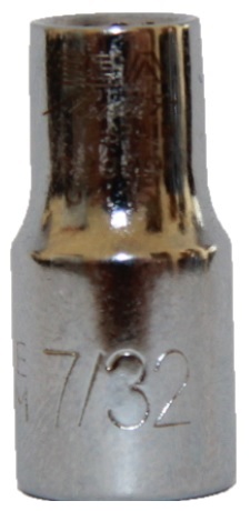 Головка двенадцатигранная 7/32", 1/4" Ega Master