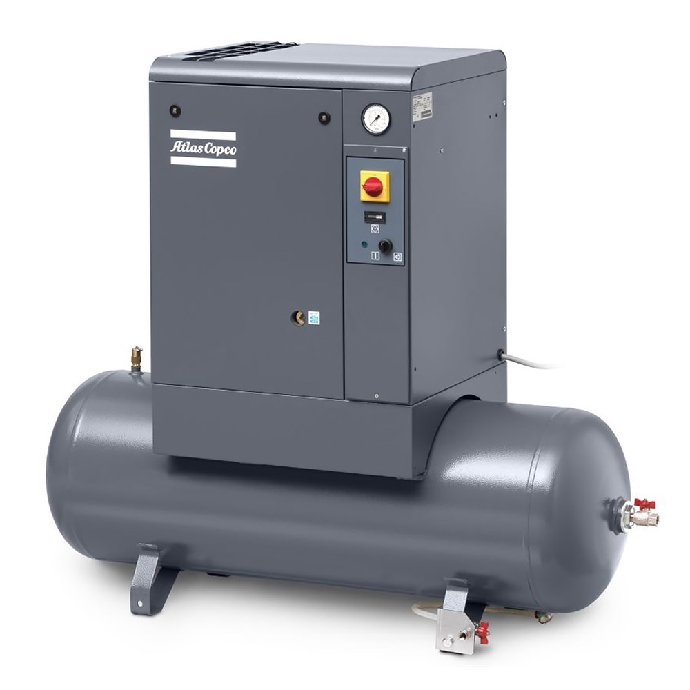 Компрессор винтовой маслосмазываемый Atlas Copco GX4  10P / 400В 3ф 50Гц без N / CE TM(200l)