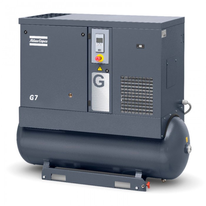 Компрессор винтовой маслосмазываемый Atlas Copco G7 13FF / 400В 3ф 50Гц без N / CE TM(270l)