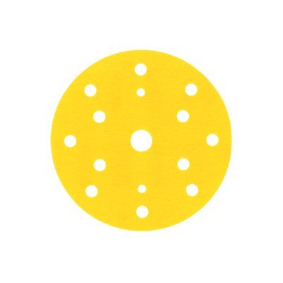 50451 Круг абразивный 255P+ 3M, золотой, P150, 15 отверстий